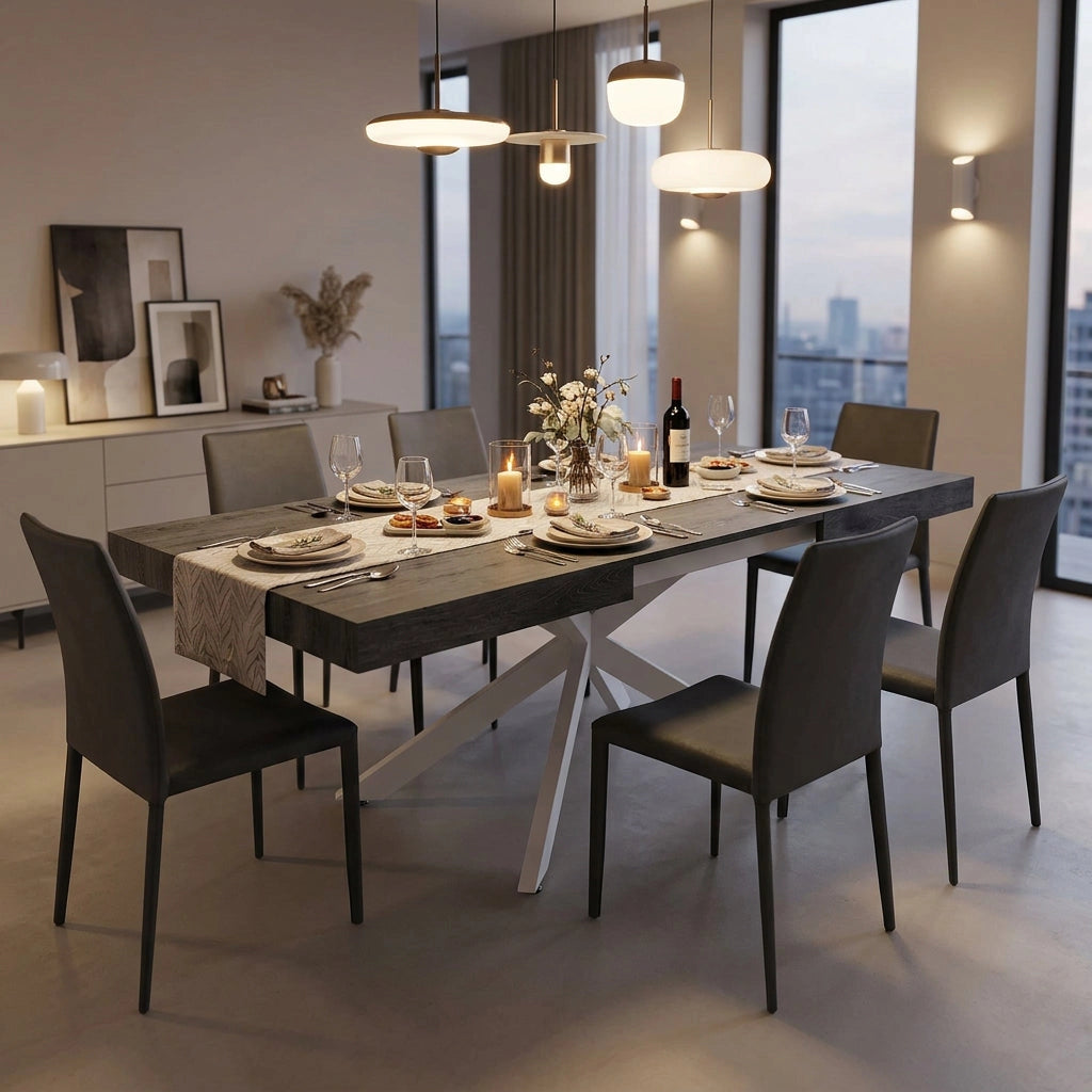 Tavolo da pranzo allungabile 160/240x90 - POTHOS