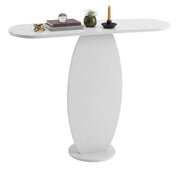 Ramacca, Consolle Colore Ripiano Bianco, 100x30x81h cm Bianco