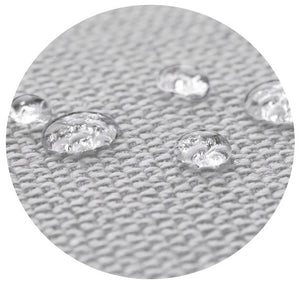 AIO FACTORY 112x113 cm Cuscino da giardino impermeabile grigio chiaro