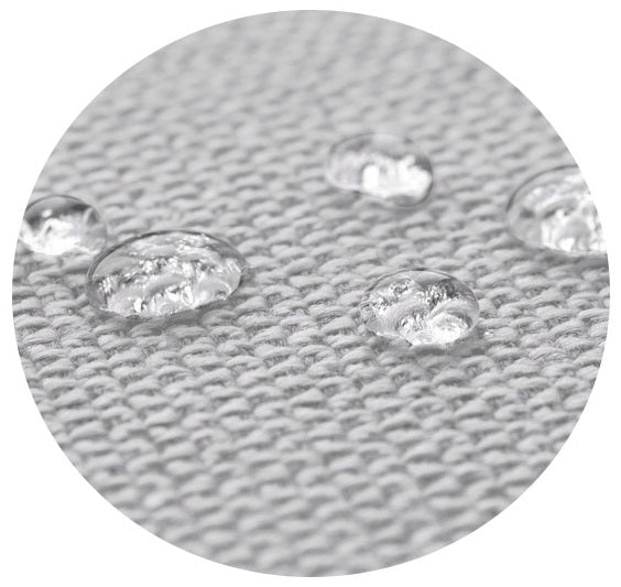 AIO FACTORY 112x113 cm Cuscino da giardino impermeabile grigio chiaro