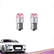 COPPIA LAMPADINE 3 LED SMD 1156 AUTO LUCE ROSSA 1.5W LAMPADINA STOP 12V 02744