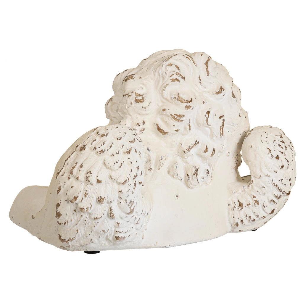 Figura angelo in magnesio bianco 29x18x19h