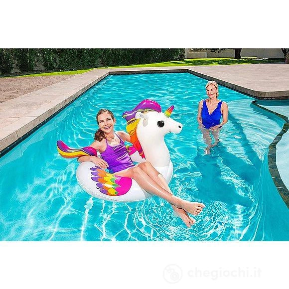 SALVAGENTE UNICORNO FANTASY 119X91CM PER PISCINA MARE