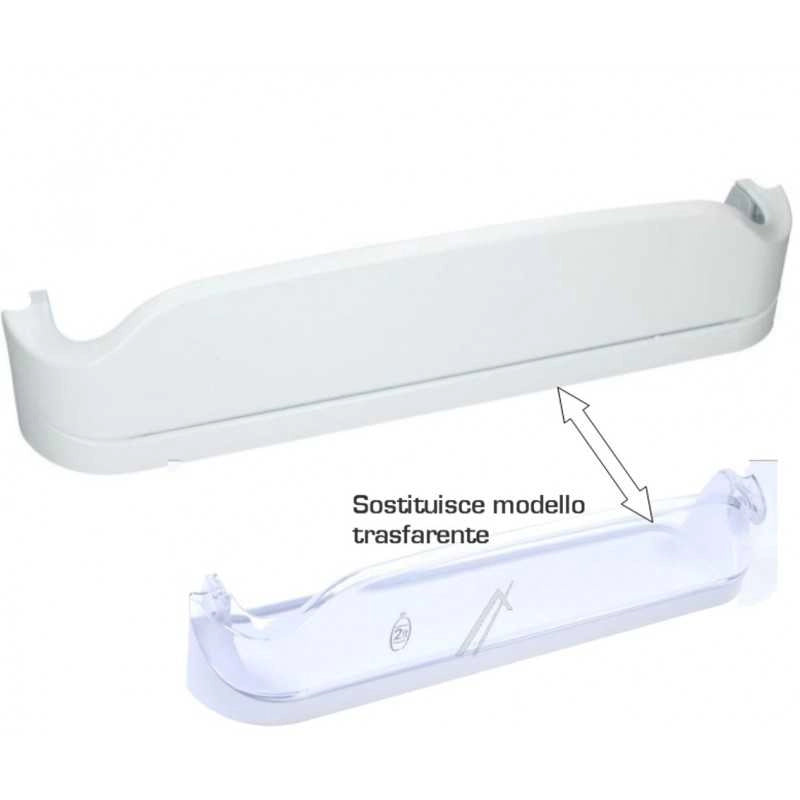 BALCONCINO PORTA BOTTIGLIE FRIGORIFERO ARISTON HOTPOINT 410x105x105mm - Ariston Indesit