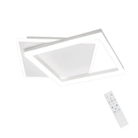 ZMH Lampada da soffitto plafoniera LED 44W dimmerabile quadrata bianca per camera letto