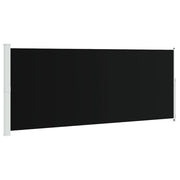 Tenda da Sole | Tenda laterale Retrattile per Patio 200x500 cm Nera