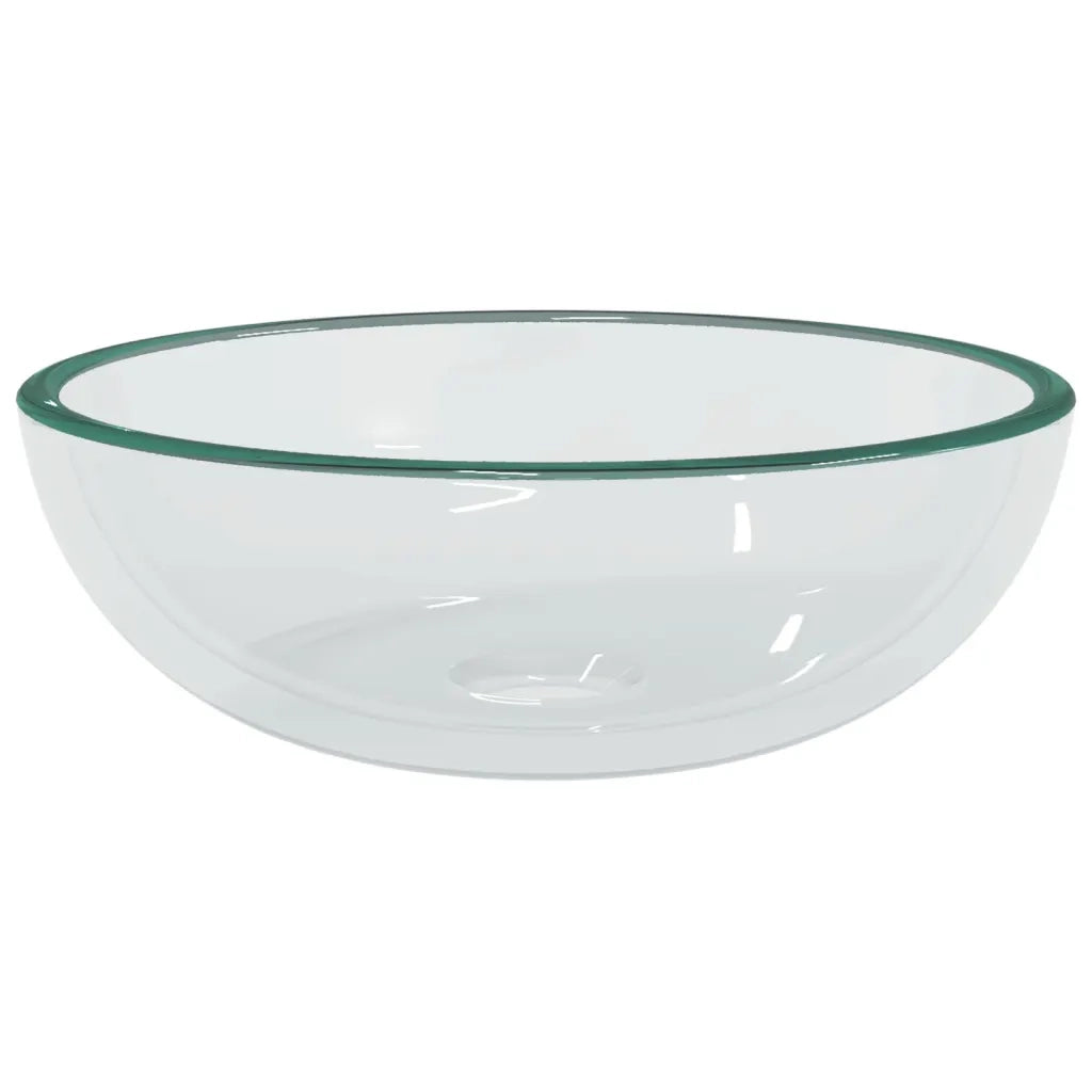 Lavandino in Vetro Temperato 35x12 cm Trasparente CFW3164686