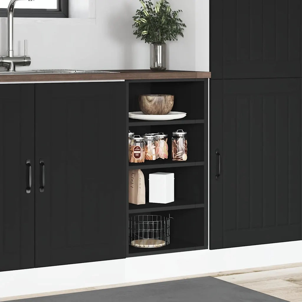 Armadio Inferiore “Riga” Nero 40x44,5x81,5 cm 854203