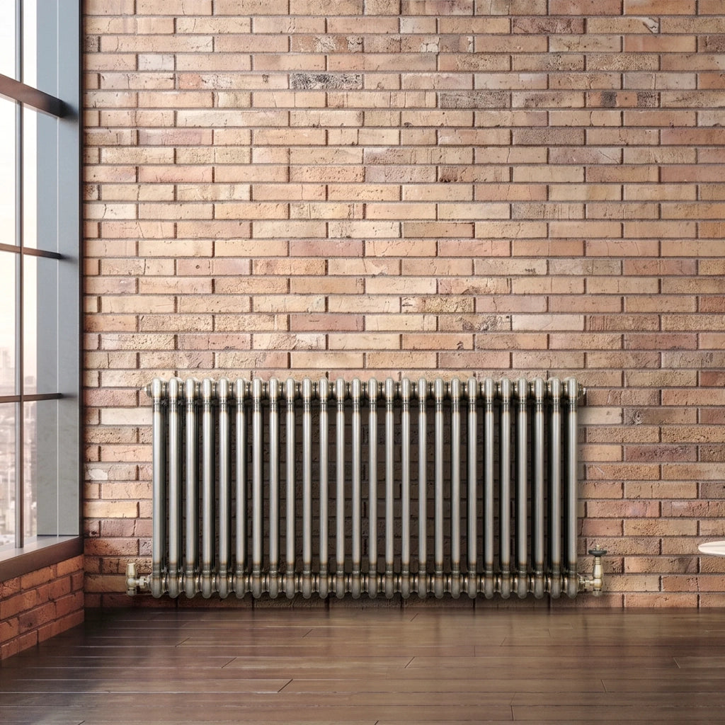 Radiatore 3 Colonne Orizzontale Metallo Grezzo 600 x 1190 mm TRV