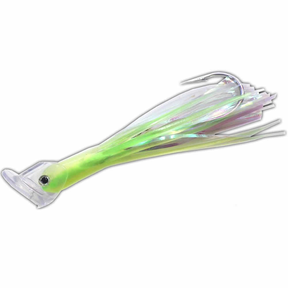 Artificiale in silicone uv killer con amo mustad mm 120 green