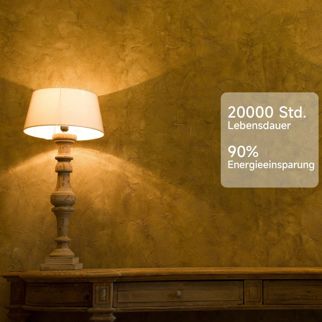 ZMH Lampadina Set di 6 LED E27 Bianca 5W 3000K Lampadina Bianca Calda Lampada a Risparmio Energetico Senza Sfarfallio