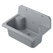 PILOZZO MAXI da muro in PP - Dim: 55 X 37 cm - Completo di GRIGLIA - CR - Colore: GRIGIO PIETRA
