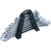 Trade Shop - Kit Set 12 Chiavi Forchetta A Stella Combinate In Acciaio Con Supporto Parete -