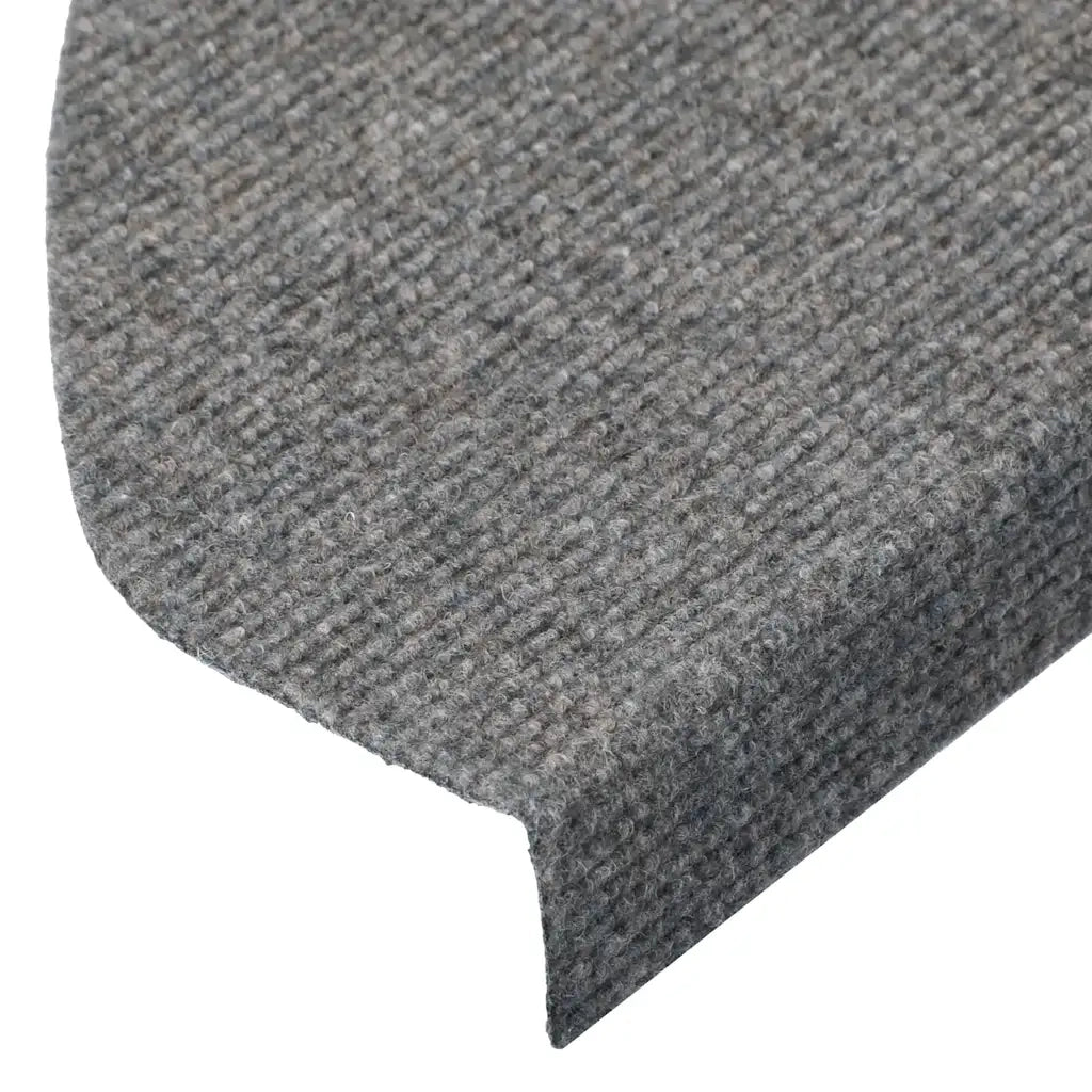 Tappetini Autoadesivi per Scale 10pz Grigi 65x22,5x3,5 cm 355257