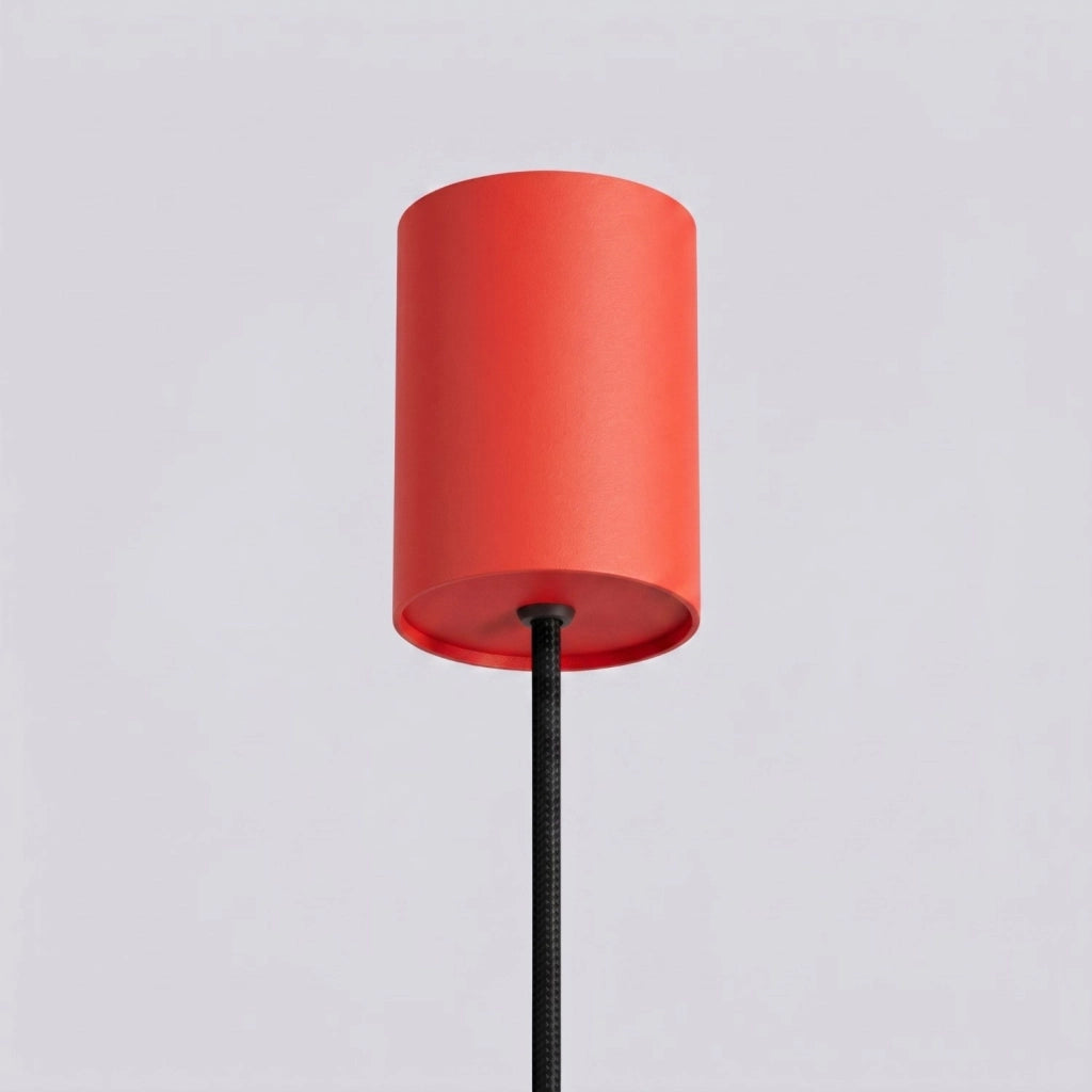Lampada a sospensione HALO 1 rosso