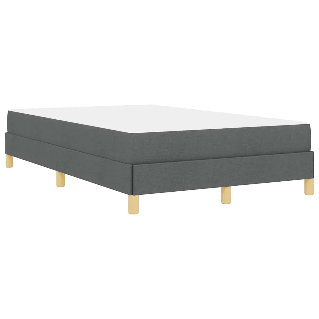Letto a molle con materasso Grigio scuro 120 x 190 cm Tessuto 3398550