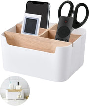 Organizzatore da scrivania in legno - 5 cassette - 18 x 14,3 x 9,5 cm