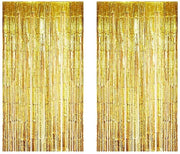 Tendaggi in Lamiera d'Argento - Decorazione per Feste - 2 Pezzi di Alta Qualità in Alluminio - Tendaggio Decorativo
