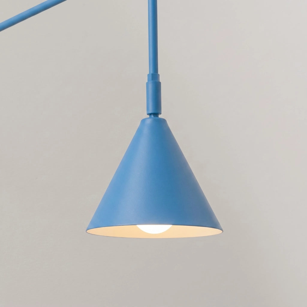 Applique NOX 1 azzurro con interruttore