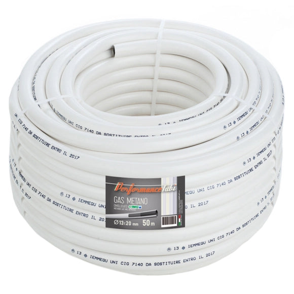 TUBO GAS METANO 13X19,7MM MT.50 TECNOTEX