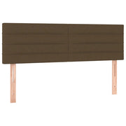Testiera | Testata Marrone Scuro 144x5x78/88 cm in Tessuto