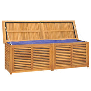 Box portaoggetti da giardino e borsa 175 x 50 x 53 cm legno massello di teak 02_0013132