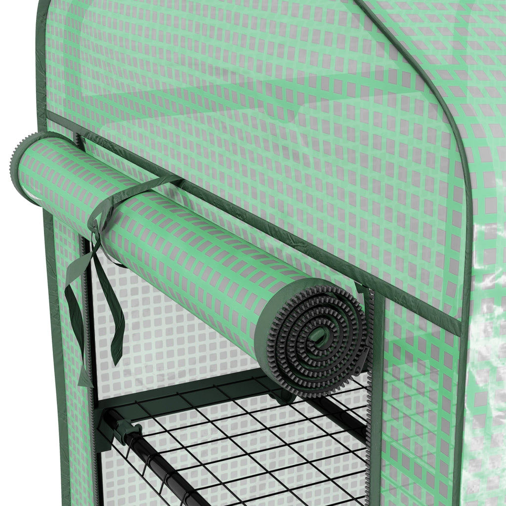 Serra da Giardino con Copertura ¨C zephmum ¨C Verde 69x49x130cm