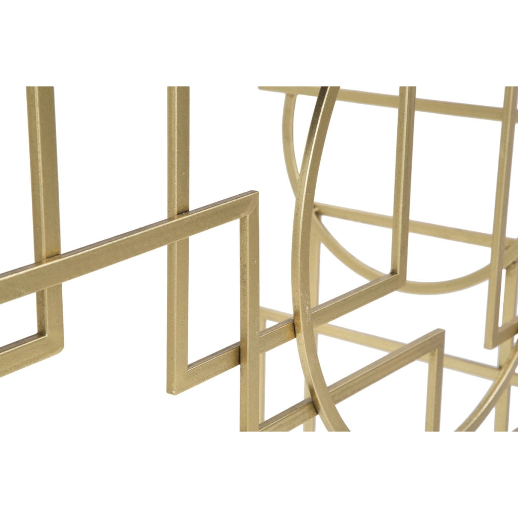 Tavolo Consolle VKH625, Oro, Metallo, 120x41x81 cm