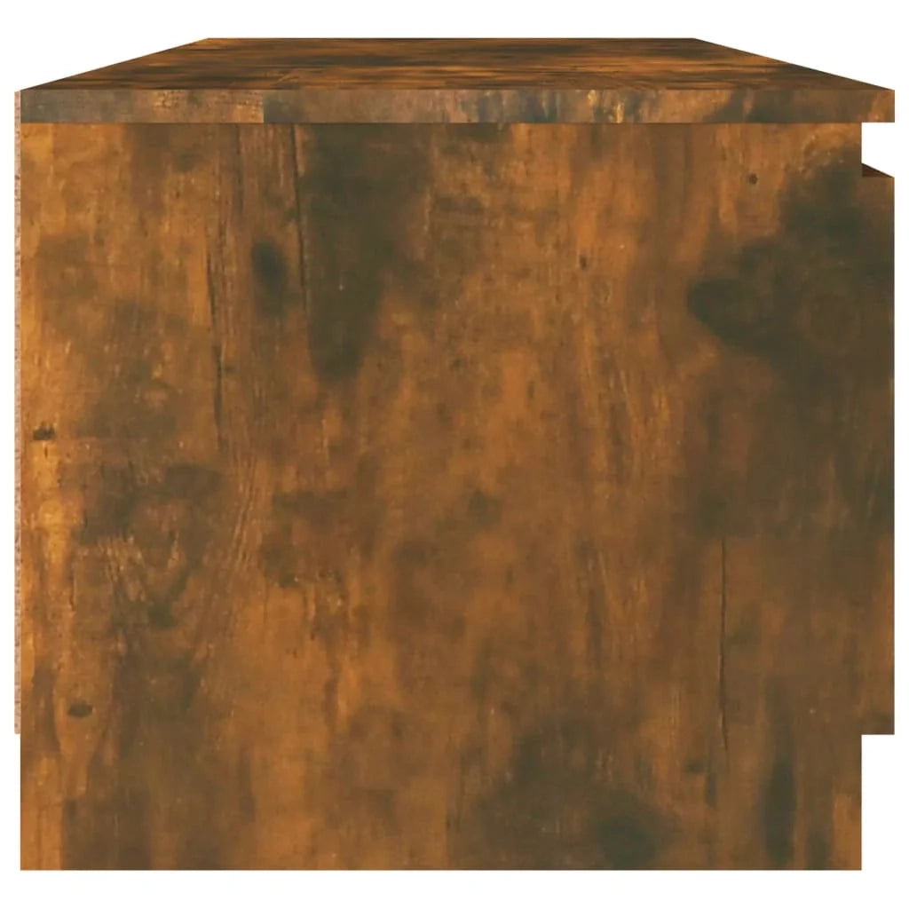 Mobile TV multimediale mensola TV credenza TV sala da pranzo soggiorno camera da letto rovere affumicato 140 x 40 x 35,5 cm legno ingegnerizzato marrone 02_0027331