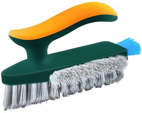 Borsetta multifunzionale per bagni, spazzole angolari, spazzole per wc, spazzole per pavimenti, spazzole per pavimenti, spazzole per piastrelle, tre in uno spazzola per pulizia