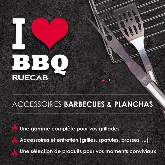 Griglia per BBQ in Acciaio Inossidabile Zinco 05 x 62 x 35 cm 1073 - Accessorio per BBQ, Arredamento Esterno
