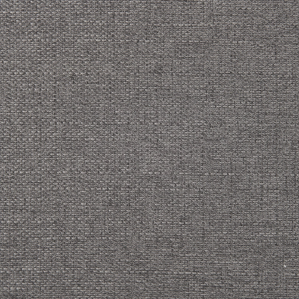 Letto Imbottito in tessuto Grigio Rete Doghe Testata Alta Piedini Legno 140 x 200 cm in stile moderno