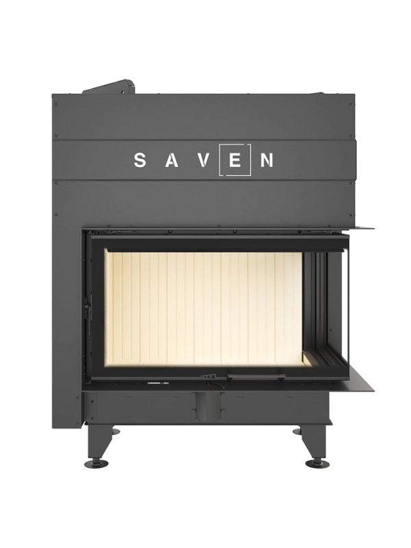 Caminetto ad angolo Inserto Apertura destra Energy Up 85x50x47 (17,0 kW) ECO