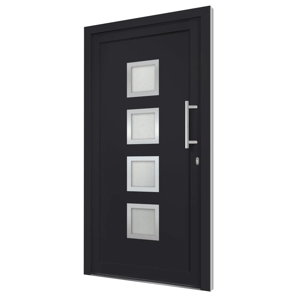 Porta di Ingresso Antracite 108x200 cm cod mxl 56256