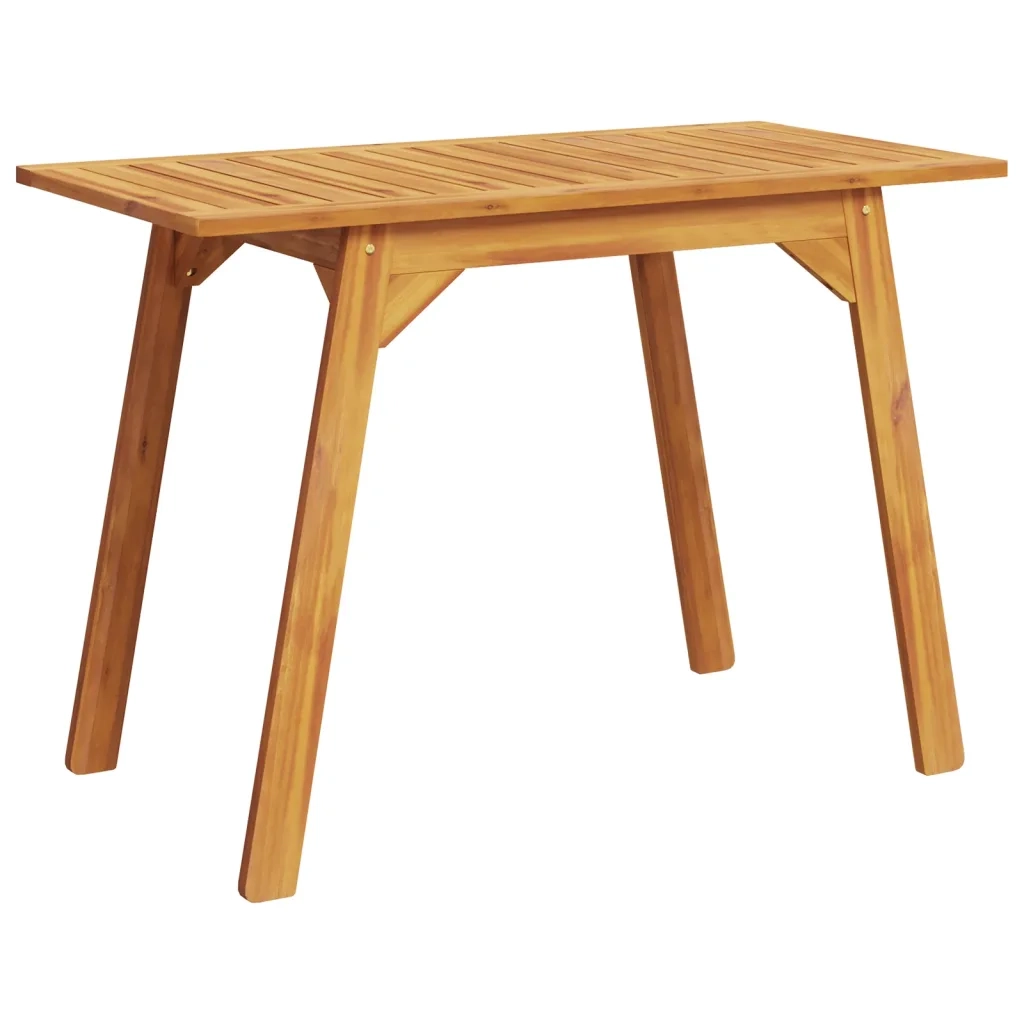Tavolo da Pranzo da Giardino 110x56x75 cm Legno Massello Acacia 366372
