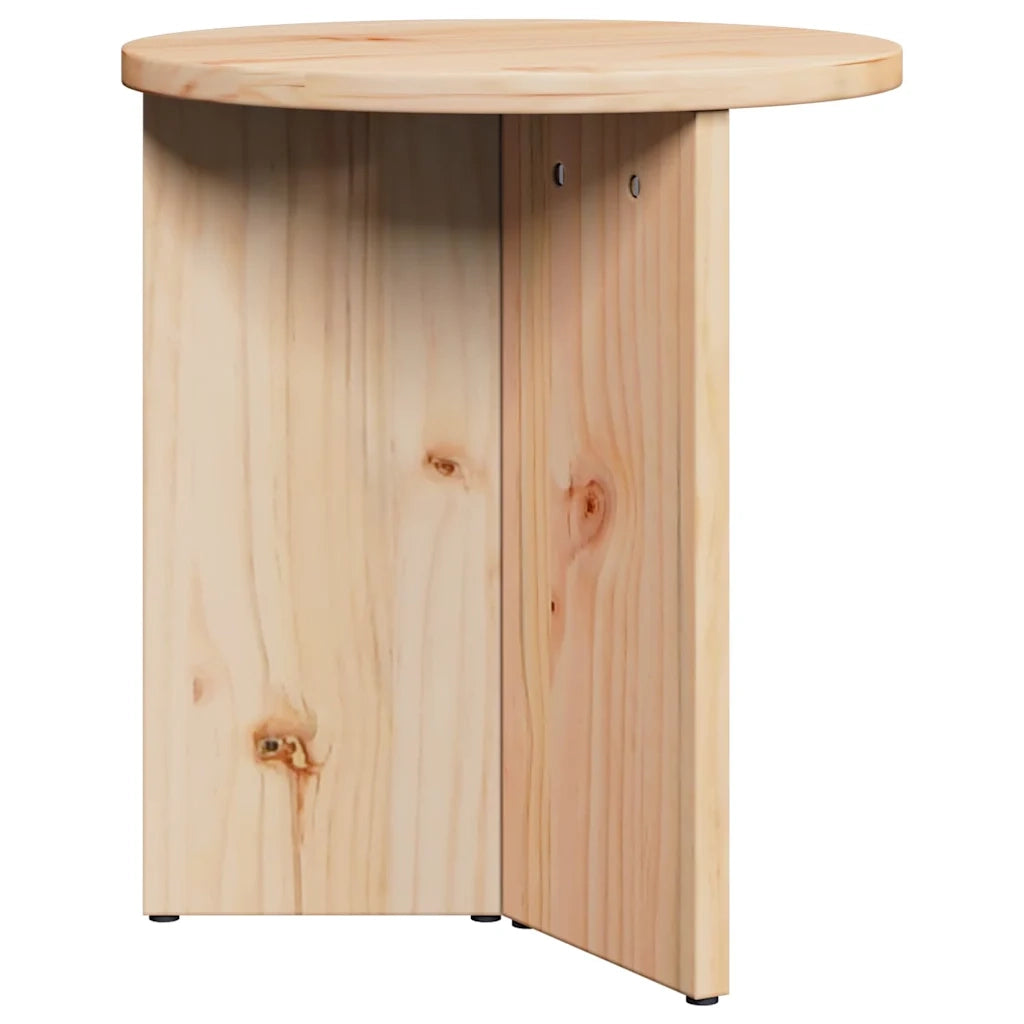 vidaXL Tavolino da salotto 2 pcs Naturale 49 x 49 x 28 cm