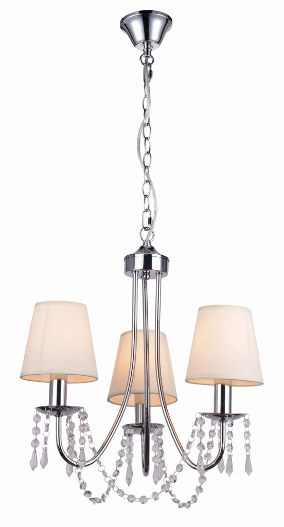 Lampadario Candellux RUTI 33-58713 3xE14 cromo cristalli