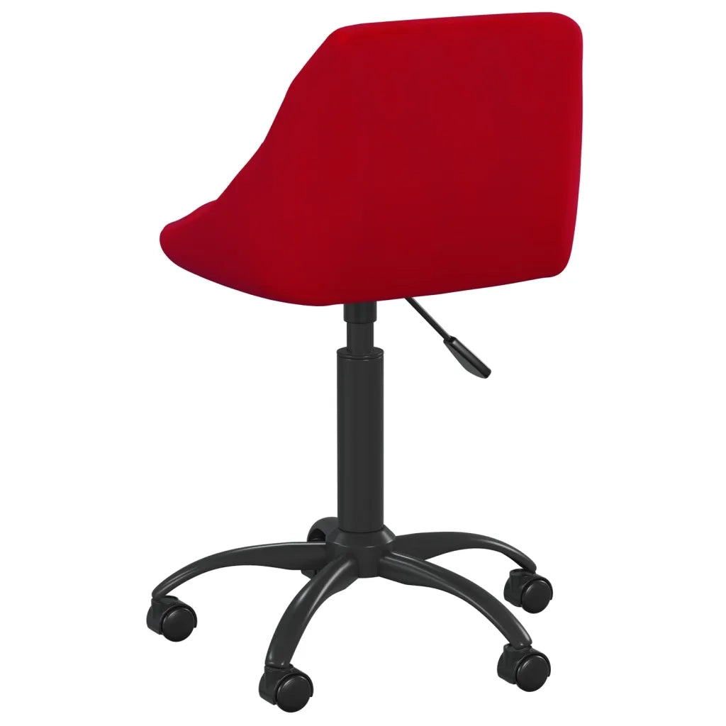 Sedia da Pranzo Rosso Vino in Velluto 335366