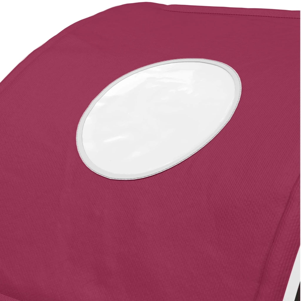 Tunnel per Letto 2 pcs Rosso 211 x 67.5 x 2 cm Poliestere