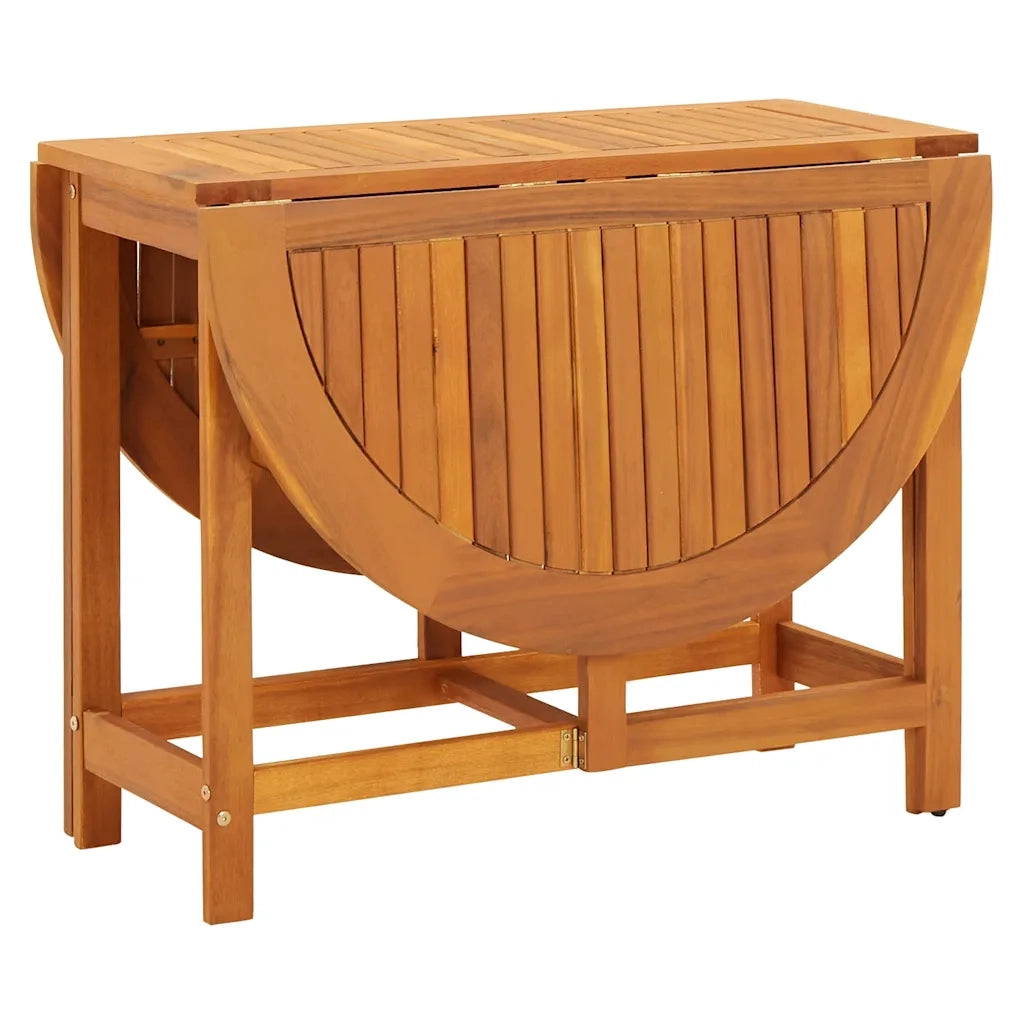 Tavolo da Giardino 130x90x72 cm in Legno Massello di Acacia cod mxl 34085