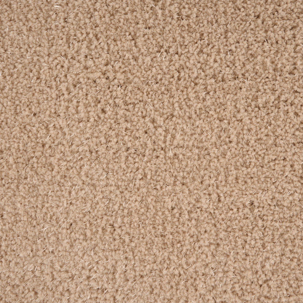 Tappeto in poliestere a pelo lungo tuftato a macchina 140 cm beige sabbia stile moderno