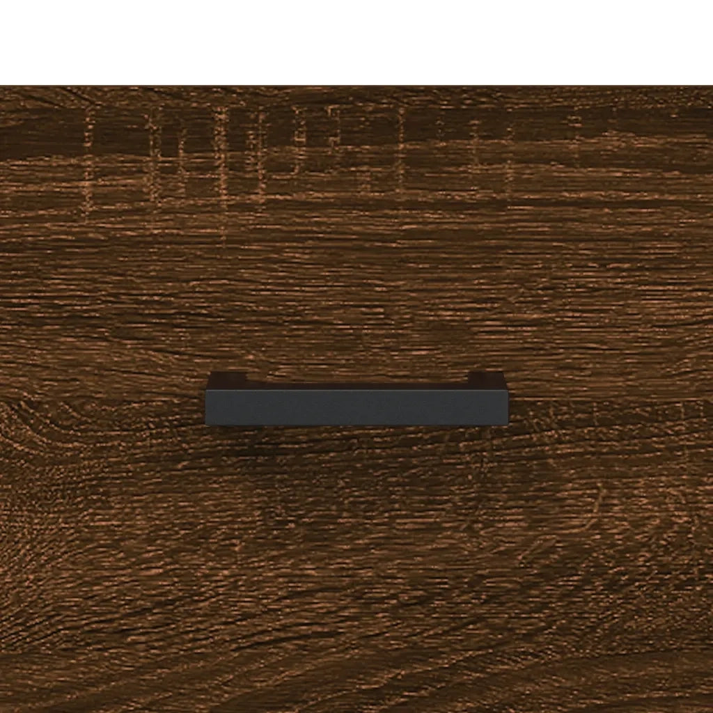 Panca Porta Scarpe Rovere Marrone 102x35x55cm Legno Multistrato
