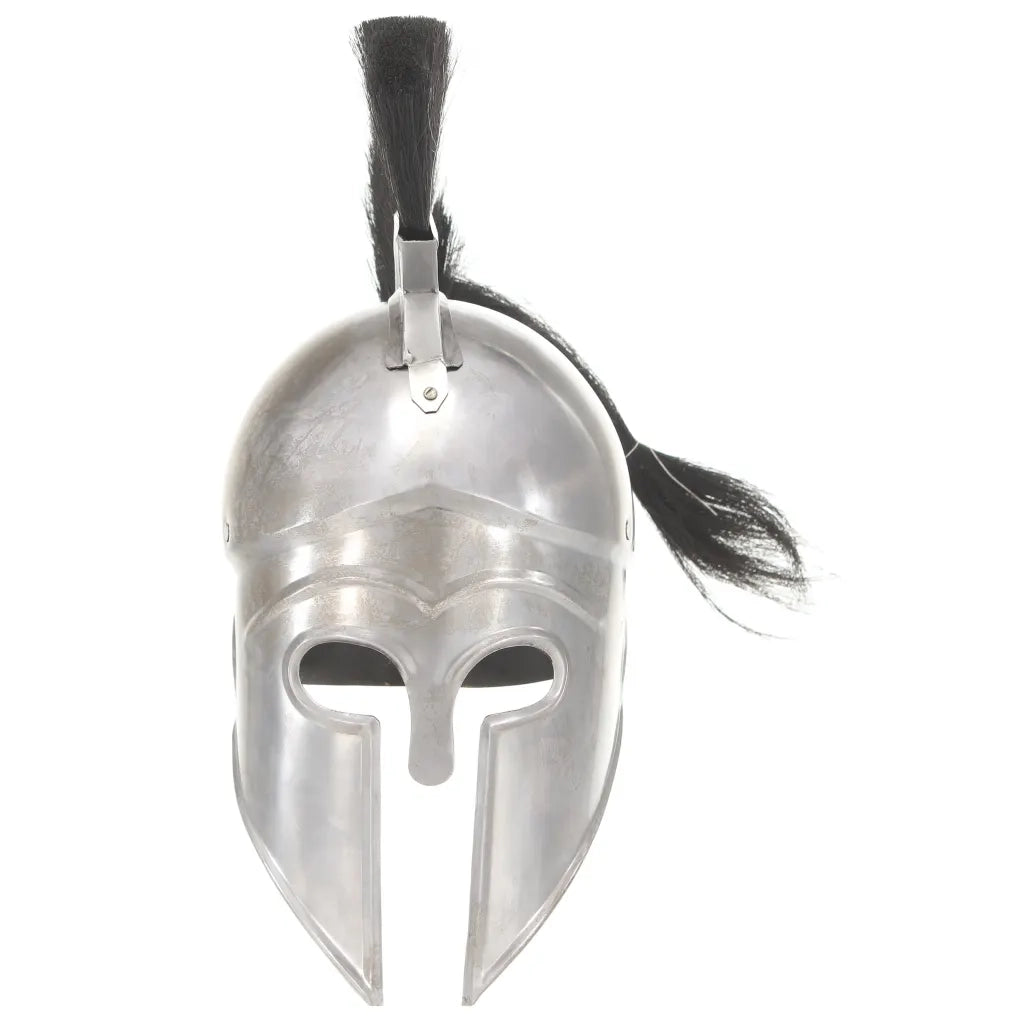 Elmo da Guerriero Greco Antico per LARP in Acciaio Argento CFW1934334