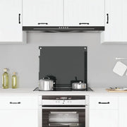 Paraschizzi per Cucina Nero 70x60 cm in Vetro Temperato 249483