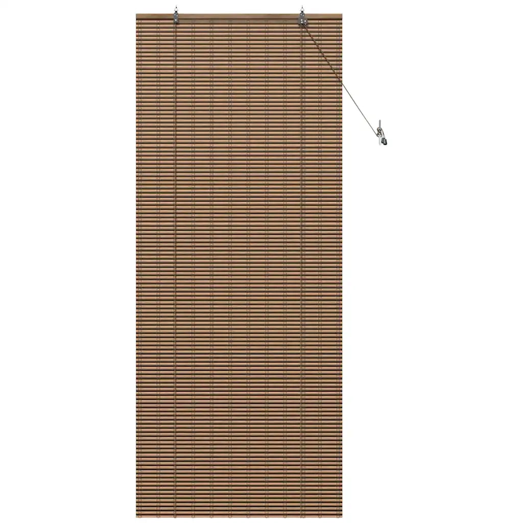 vidaXL Tenda per Finestra con tende Marrone 80 x 220 cm Bambù