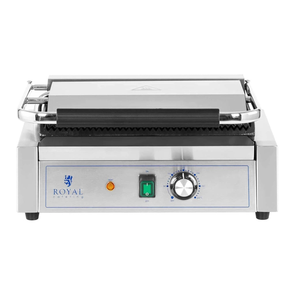 Griglia professionale per panini tostapane macchina per croque-monsieur 2200 watt 50-300°C acciaio inox 14_0004007