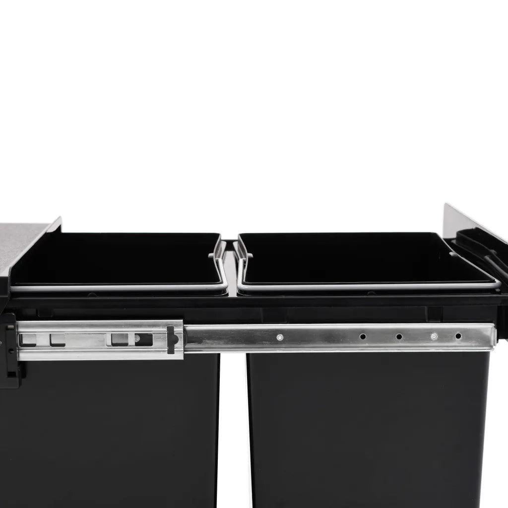 Cestino Estraibile per Mobile Cucina-Scaffale per Cucina Chiusura Ammortizzata 20L