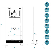 Pressa idraulica da officina 6t Pressa a telaio per cuscinetti con manometro