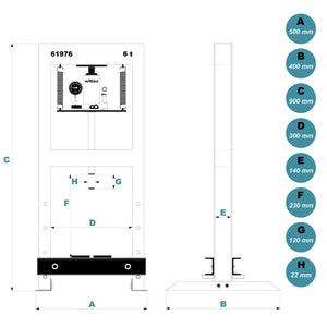 Pressa idraulica da officina 6t Pressa a telaio per cuscinetti con manometro