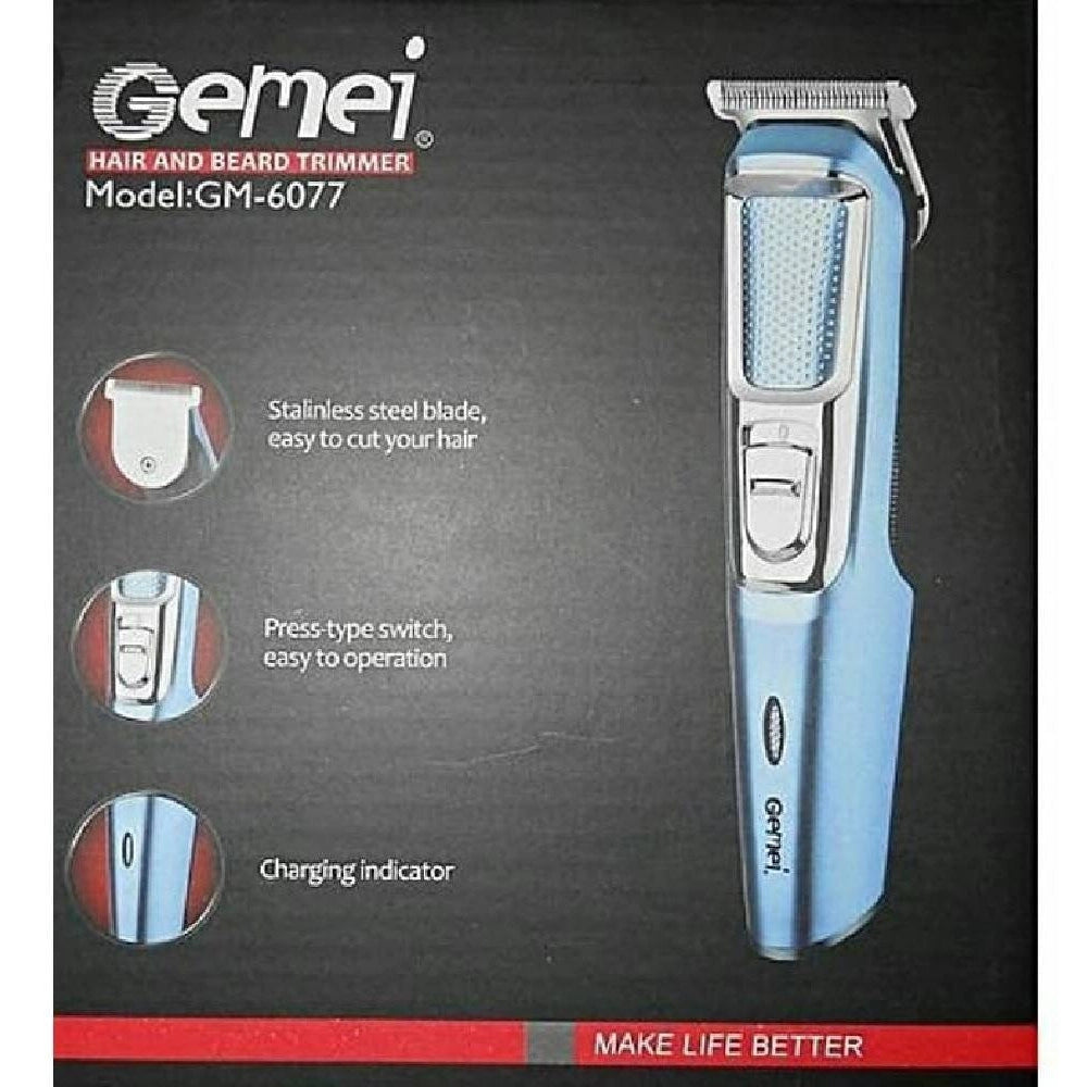 Trade Shop - Taglia Capelli Barba A Batteria Professionale Elettrico Ricaricabile Gm-6077 -